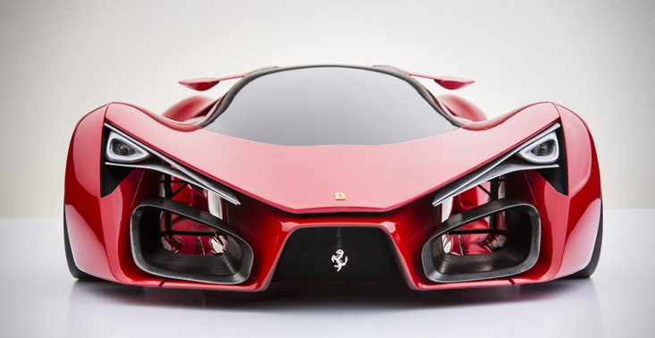Czy tak będzie wyglądać Ferrari, które przekroczy prędkość 500 km/h?<