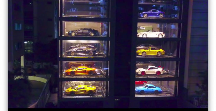 Największy na świecie automat z luksusowymi samochodami znajduje się w Singapurze<