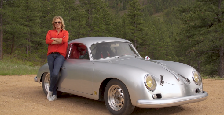Poznajcie kobietę, która zamierza przejechać swoim klasycznym Porsche przez wszystkie siedem kontynentów<