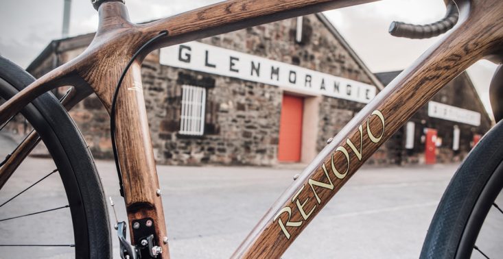 Renovo i Glenmorangie prezentują rower, wykonany z drewna pochodzącego z beczek po whisky<
