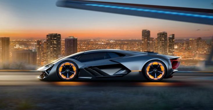 Oto obłędny, elektryczny samochód koncepcyjny stworzony przez Lamborghini we współpracy z naukowcami z MIT<
