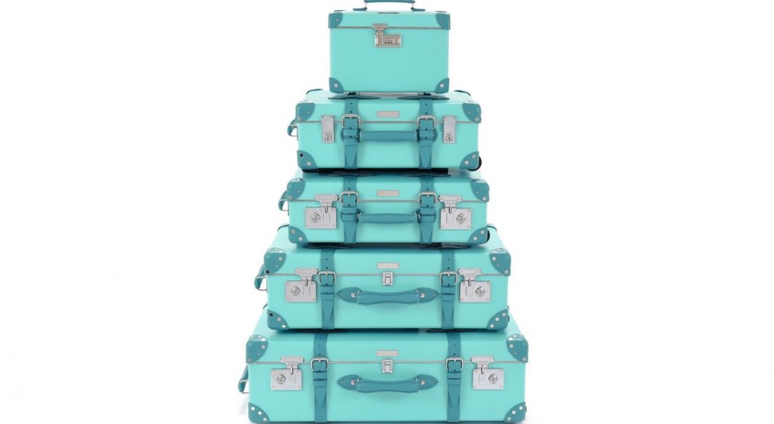 Tiffany & Co. i Globe-Trotter stworzyły limitowaną kolekcję walizek w kolorze Tiffany Blue