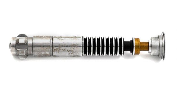 Autentyczny miecz świetlny Luke'a Skywalkera z Powrotu Jedi może zostać sprzedany nawet za 250 000 dolarów<