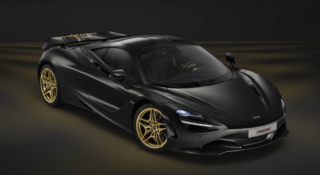 McLaren przygotował, pokrytą złotem wersję modelu 720S na Dubai International Motor Show