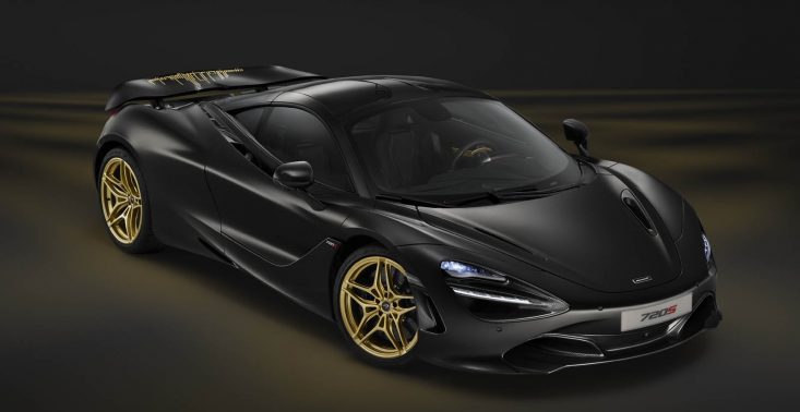 McLaren przygotował, pokrytą złotem wersję modelu 720S na Dubai International Motor Show<
