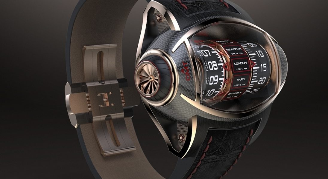 Germain Baillot zaprezentował zegarek koncepcyjny inspirowany budową silników odrzutowych
