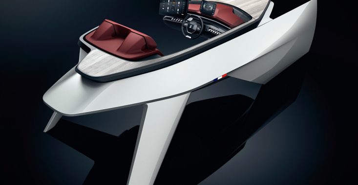 Peugeot zaprezentowało Sea Drive Concept - łódź przyszłości z technologią stosowaną w SUV-ach marki<