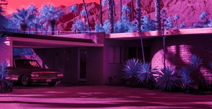 Zobaczcie niesamowitą serię zdjęć w podczerwieni ukazującą nowe oblicze Palm Springs<