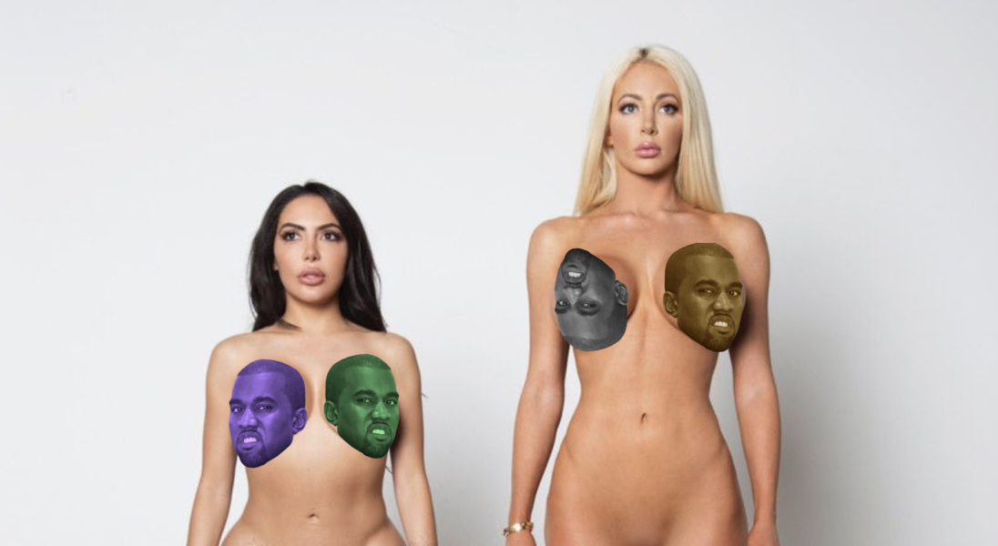 Klony Kim Kardashian i dużo nagości w nowej kampanii Yeezy. Co chce nam przekazać Kanye West?