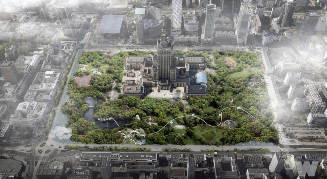 Warszawiacy chcą, by wokół Pałacu Kultury się zazieleniło. Jest szansa na rodzimy Central Park