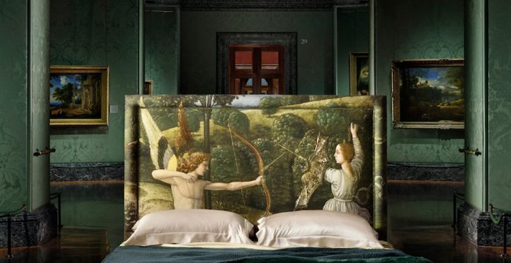 Narodowa Galeria Sztuki w Londynie nawiązała współpracę... z producentem łóżek<