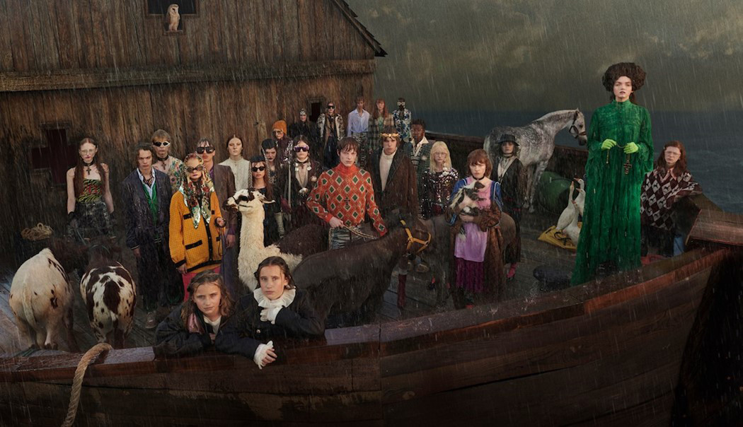 Gucci zabiera kolekcję Cruise 2019 na Arkę Noego. Zobaczcie kampanię i lookbook z Harrym Stylesem<