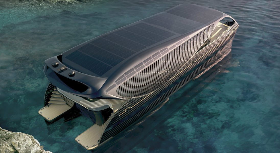 SolarImpact Electric Yacht to pierwszy luksusowy jacht napędzany energią słoneczną