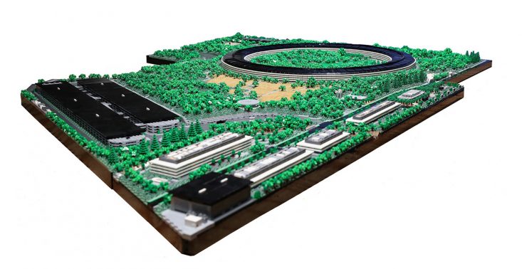 Zobaczcie niezwykle realistyczny model siedziby Apple zbudowany z klocków LEGO<
