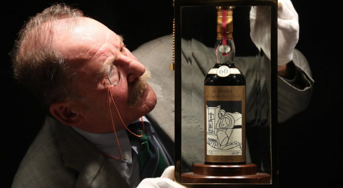 Święty Graal wszystkich whisky, czyli butelka 60-letniego Macallana Valerio Adami pobiła rekord na aukcji