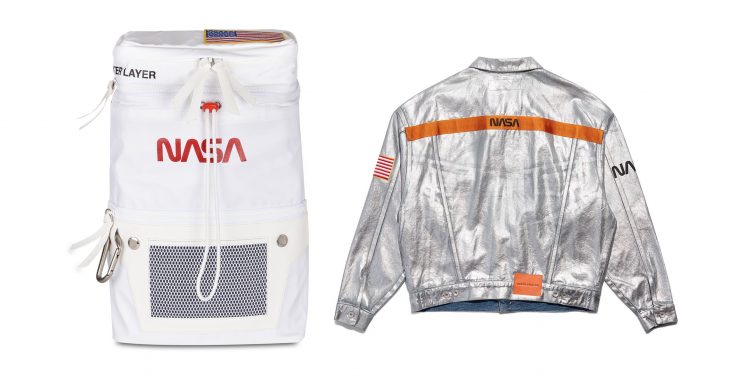 Heron Preston połączył siły z NASA i stworzył oryginalną kolekcję ubrań z logo agencji<