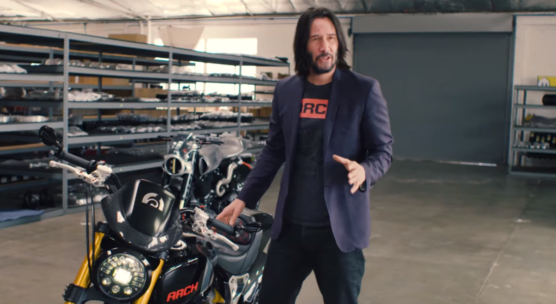 Keanu Reeves zaprezentował swoją niezwykłą kolekcję motocykli