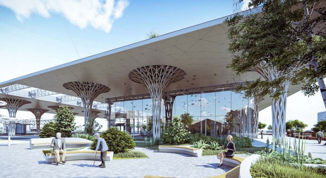 Projekt nowego ekologicznego dworca metropolitalnego w Lublinie wyróżniony w konkursie World Building of the Year