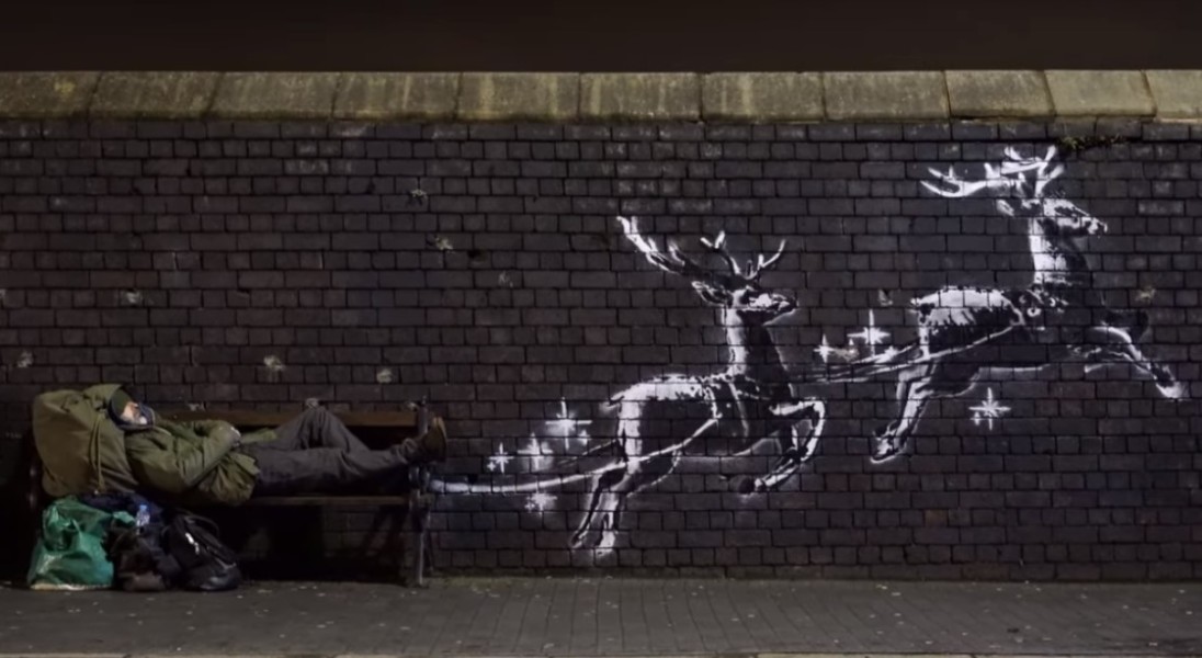 Banksy stworzył nowy mural – zwraca uwagę na ważny problem