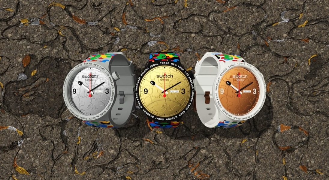 Marki Swatch i A Bathing Ape stworzyły kolekcję stylowych zegarków