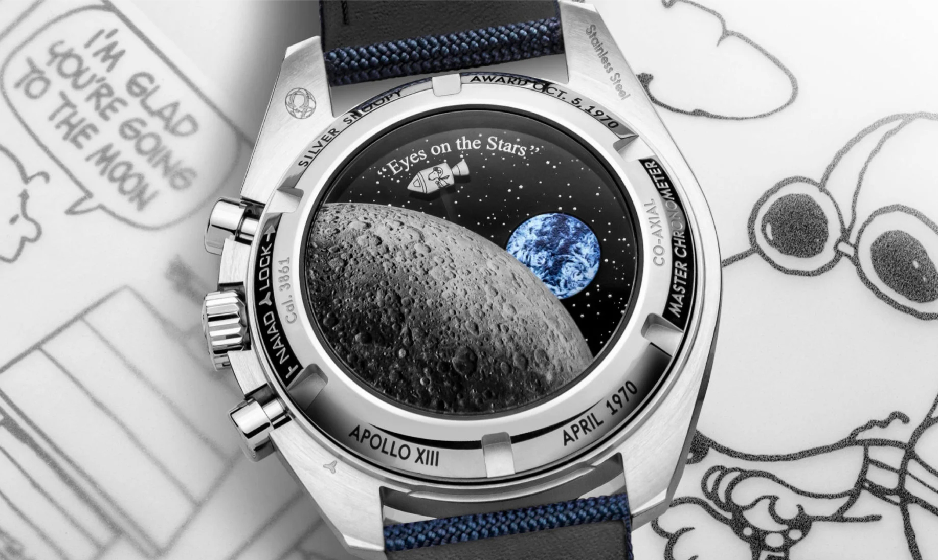 Omega wypuszcza "animowany" zegarek z okazji 50-lecia nagrody Silver Snoopy Award<