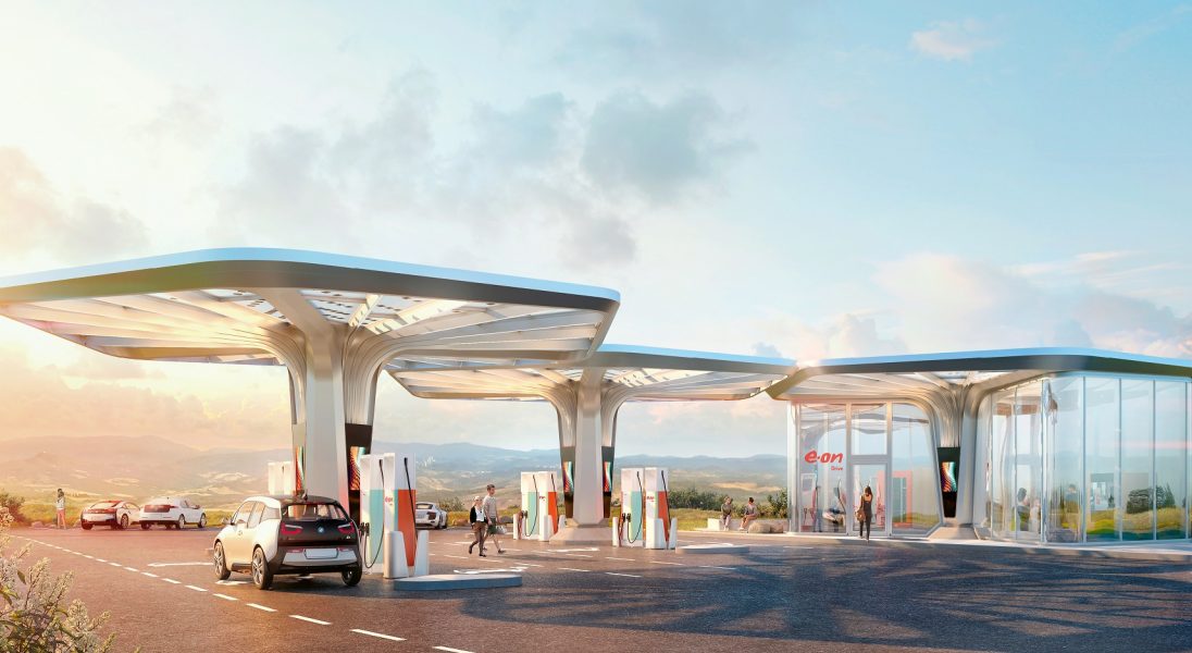 Oto futurystyczna i ultranowoczesna stacja ładowania samochodów elektrycznych