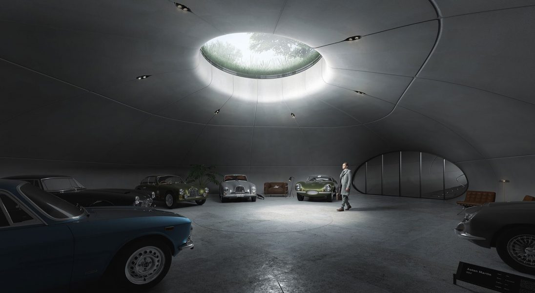 W Warszawie powstaje podziemny showroom dla kolekcji samochodów Aston Martin