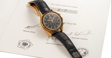 Na aukcję trafi zegarek Omega Speedmaster, który spędził rok w kosmosie