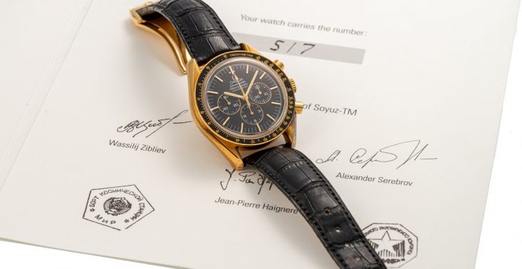 Na aukcję trafi zegarek Omega Speedmaster, który spędził rok w kosmosie<