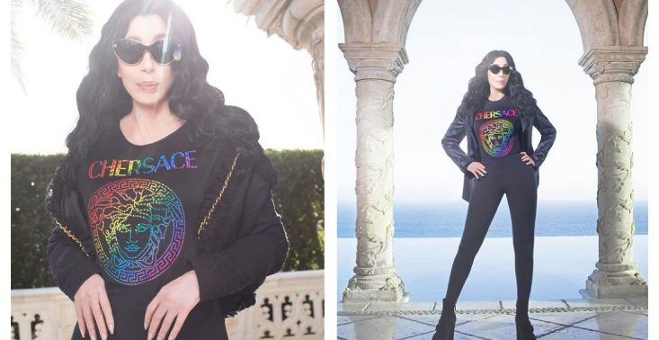 Powstała wspólna kolekcja Cher i Versace, aby wspierać społeczność LGBTQ+<