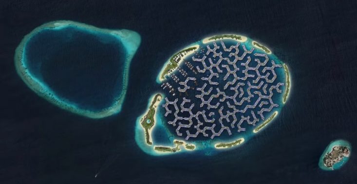 Na Malediwach powstaje pływające miasto kształtem przypominające koralowca<