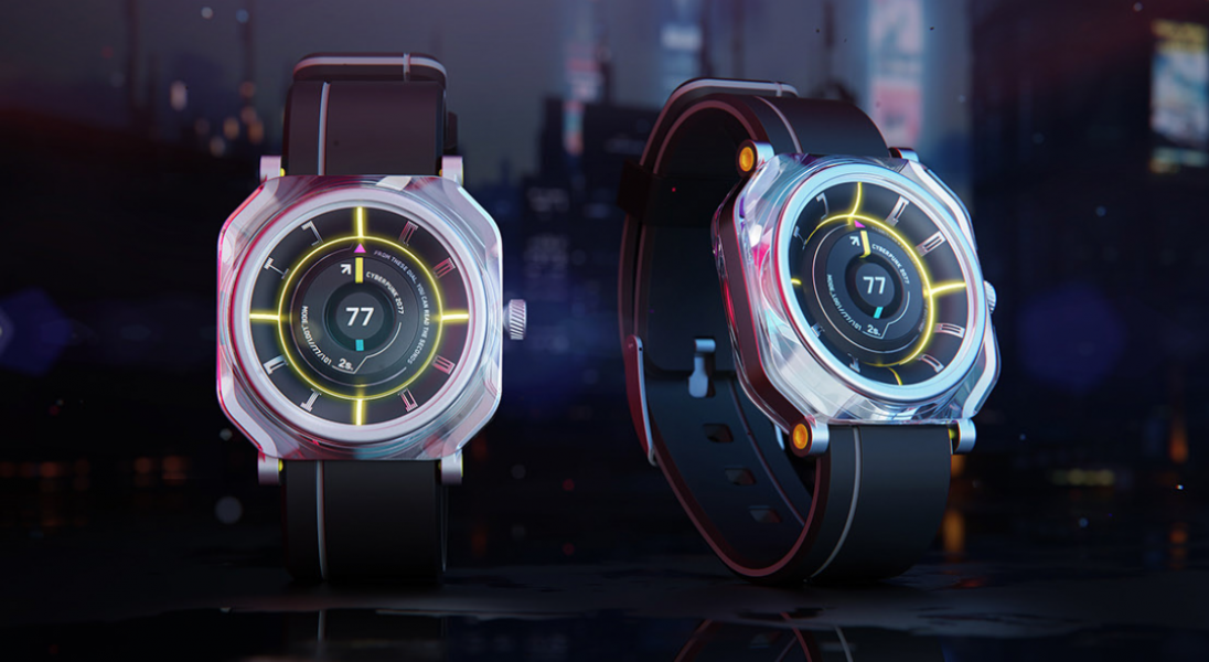 Powstał koncept nowego zegarka inspirowanego uniwersum Cyberpunk 2077