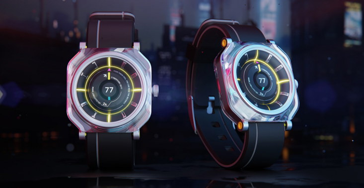 Powstał koncept nowego zegarka inspirowanego uniwersum Cyberpunk 2077<