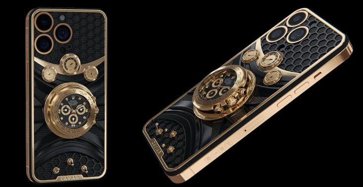 Oto najdroższy na świecie iPhone wyposażony w... zegarek marki Rolex<