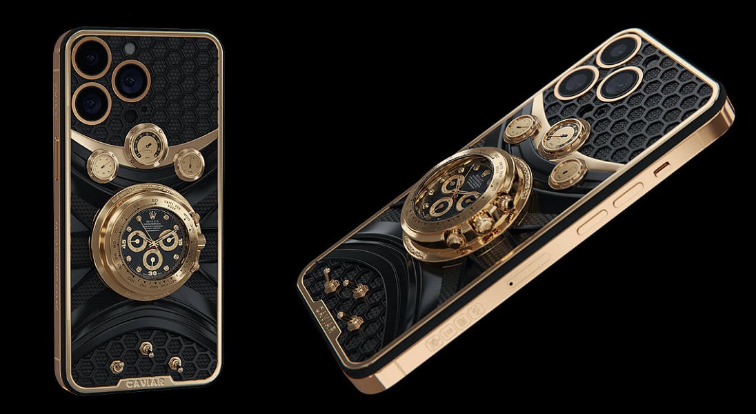 Oto najdroższy na świecie iPhone wyposażony w... zegarek marki Rolex