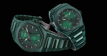 Zielony zegarek “Absolwent” to efekt współpracy Astona Martina oraz manufaktury zegarmistrzowskiej Girard-Perregaux 